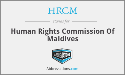HRCM - Human Rights Commission Of Maldives
