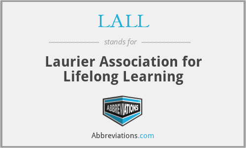 LALL - Laurier Association for Lifelong Learning