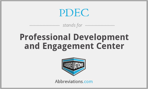 PDEC - Professional Development and Engagement Center