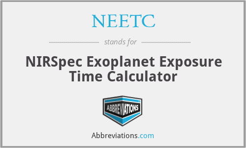 NEETC - NIRSpec Exoplanet Exposure Time Calculator