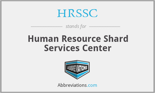HRSSC - Human Resource Shard Services Center