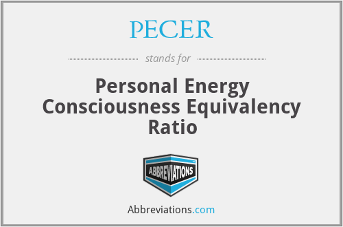 PECER - Personal Energy Consciousness Equivalency Ratio