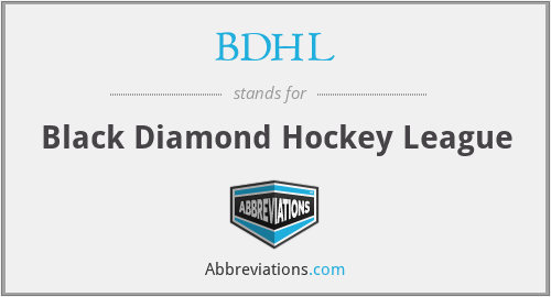 BDHL - Black Diamond Hockey League