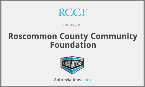 RCCF - Roscommon County Community Foundation
