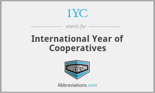 IYC - International Year of Cooperatives