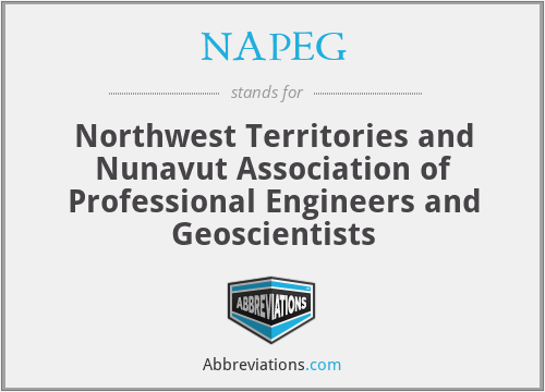 NAPEG - Northwest Territories and Nunavut Association of Professional Engineers and Geoscientists