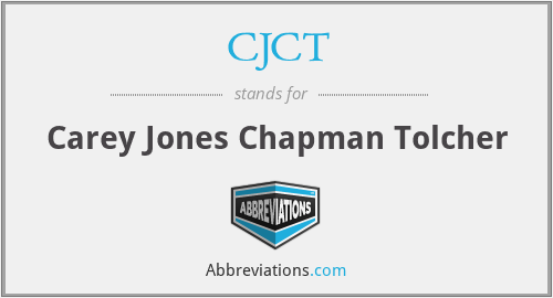 CJCT - Carey Jones Chapman Tolcher