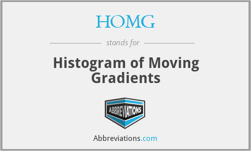 HOMG - Histogram of Moving Gradients