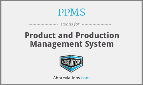 PPMS - Product and Production Management System