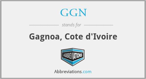 GGN - Gagnoa, Cote d'Ivoire