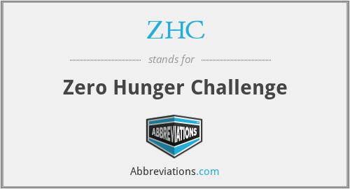 ZHC - Zero Hunger Challenge