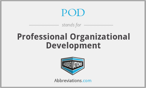POD - Professional Organizational Development