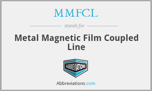 MMFCL - Metal Magnetic Film Coupled Line