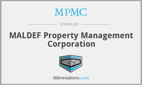 MPMC - MALDEF Property Management Corporation