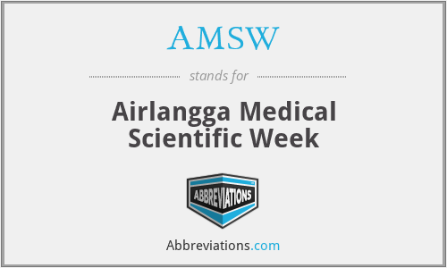 AMSW - Airlangga Medical Scientific Week