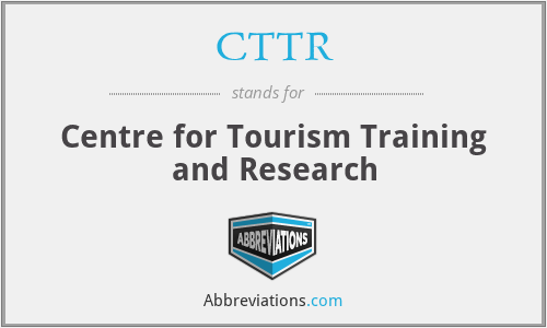 CTTR - Centre for Tourism Training and Research