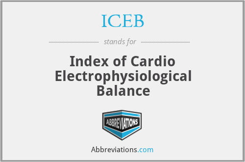 ICEB - Index of Cardio Electrophysiological Balance