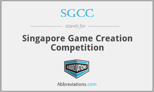 SGCC - Singapore Game Creation Competition