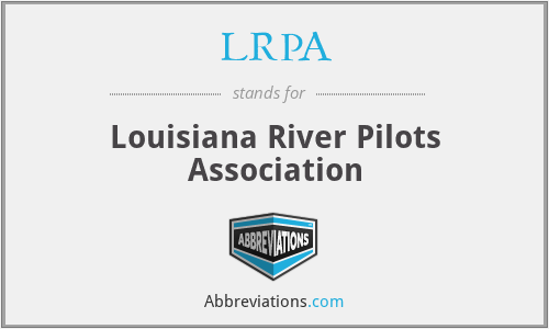 LRPA - Louisiana River Pilots Association