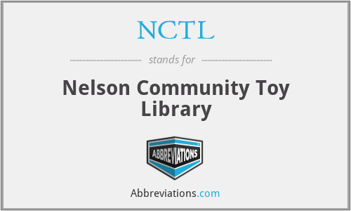 NCTL - Nelson Community Toy Library