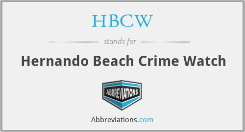 HBCW - Hernando Beach Crime Watch