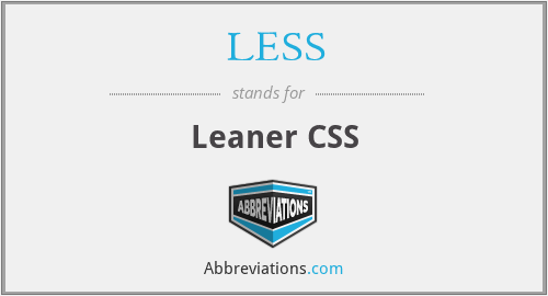 LESS - Leaner CSS