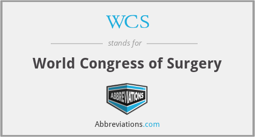 WCS - World Congress of Surgery