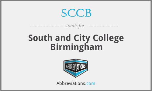 SCCB - South and City College Birmingham