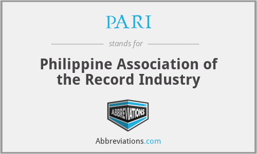 PARI - Philippine Association of the Record Industry