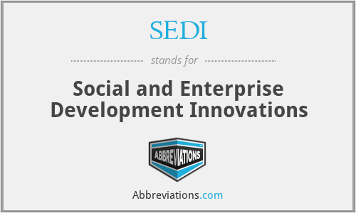 SEDI - Social and Enterprise Development Innovations