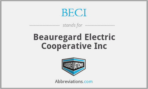BECI - Beauregard Electric Cooperative Inc