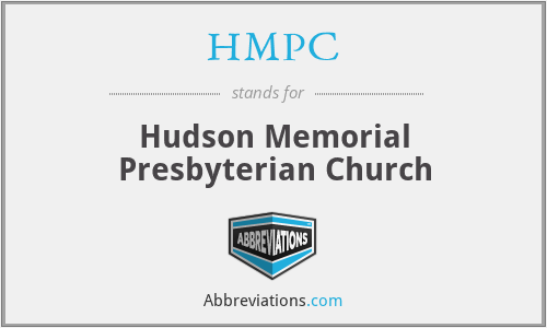 HMPC - Hudson Memorial Presbyterian Church