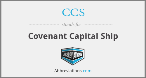 CCS - Covenant Capital Ship