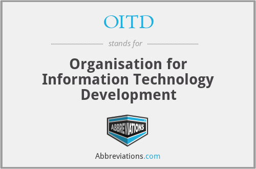 OITD - Organisation for Information Technology Development
