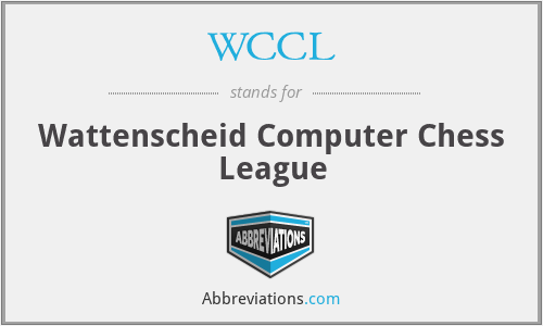 WCCL - Wattenscheid Computer Chess League