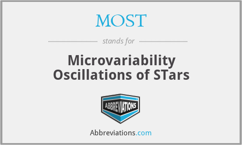 MOST - Microvariability Oscillations of STars