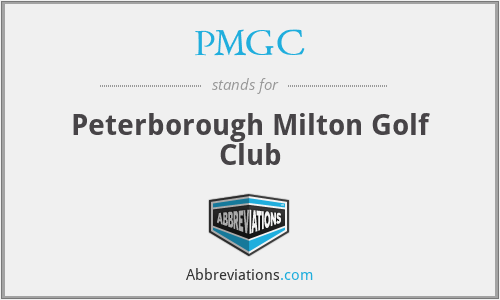PMGC - Peterborough Milton Golf Club