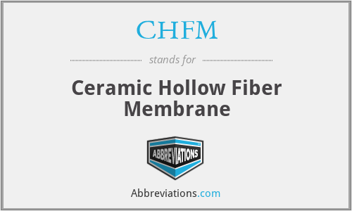 CHFM - Ceramic Hollow Fiber Membrane