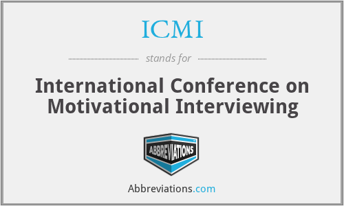 ICMI - International Conference on Motivational Interviewing