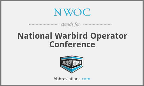 NWOC - National Warbird Operator Conference