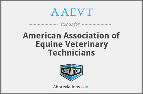 AAEVT - American Association of Equine Veterinary Technicians