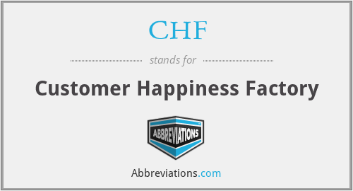 CHF - Customer Happiness Factory