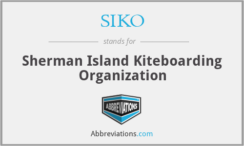 SIKO - Sherman Island Kiteboarding Organization