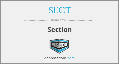 SECT - Section