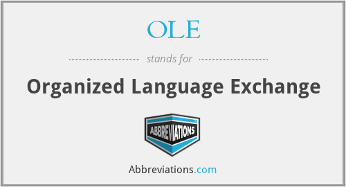 OLE - Organized Language Exchange