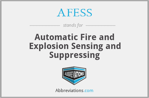 AFESS - Automatic Fire and Explosion Sensing and Suppressing