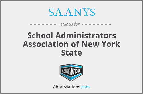SAANYS - School Administrators Association of New York State