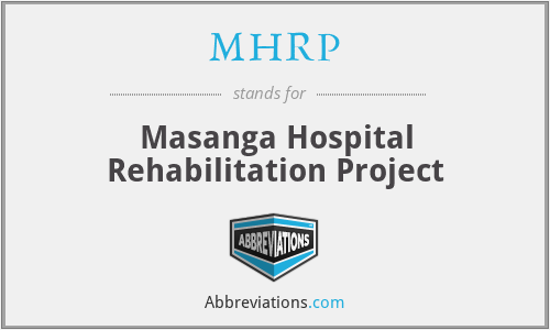 MHRP - Masanga Hospital Rehabilitation Project