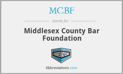 MCBF - Middlesex County Bar Foundation