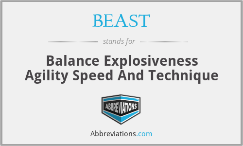 BEAST - Balance Explosiveness Agility Speed And Technique